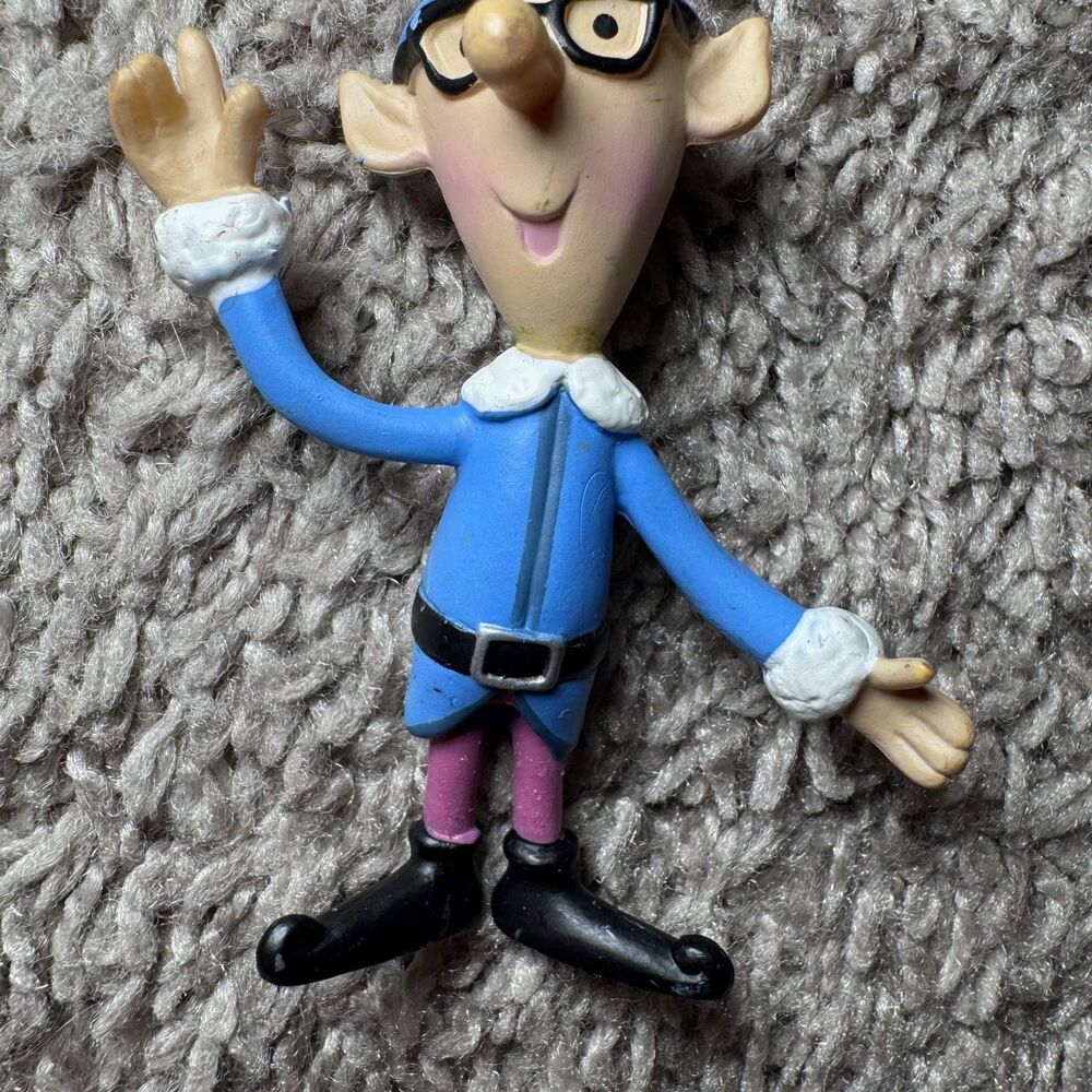Vtg Playing Mantis Rudolph Misfit Toys Tall Elf w/ Glasses Figurine Memory Lane - Picture 6 of 6
